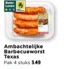 Ambachtelijke Barbecueworst Texas