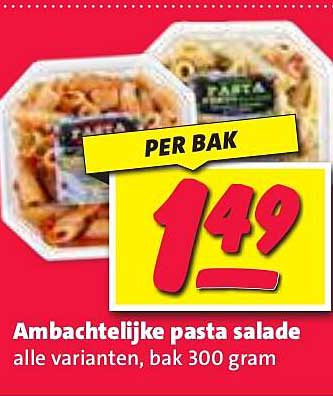 Ambachtelijke pasta salade