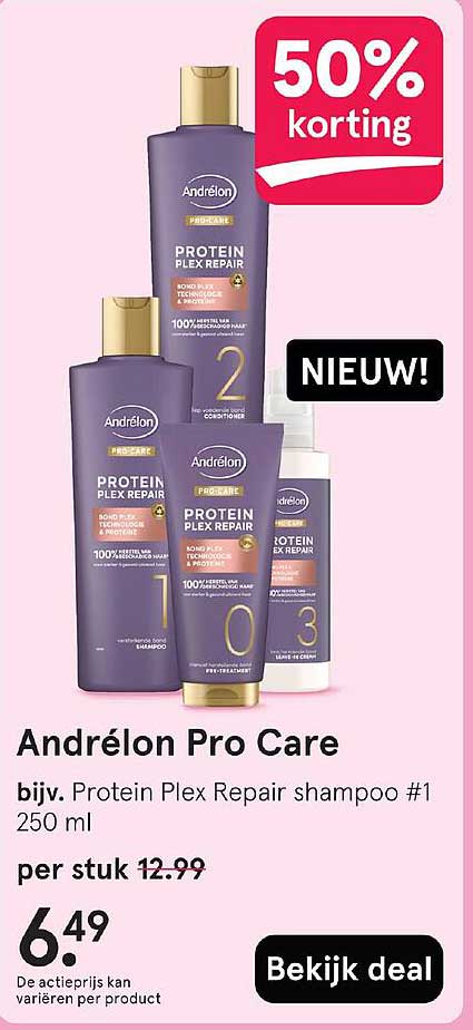 Andrélon Pro Care bijv. Protein Plex Repair shampoo #1 250 ml