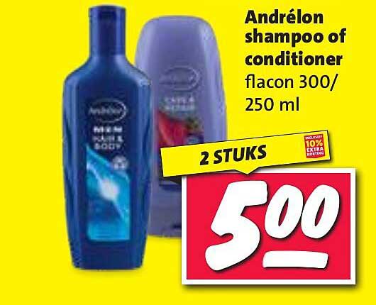 Andrélon shampoo of conditioner flacon 300/250 ml