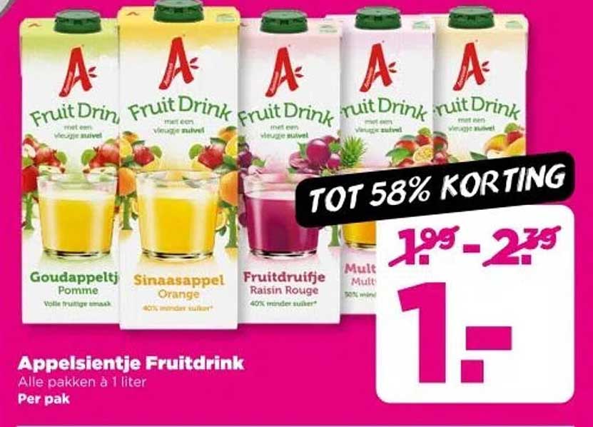 Appelsientje Fruitdrink