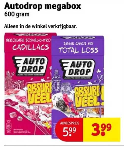 Autodrop megabox 600 gram