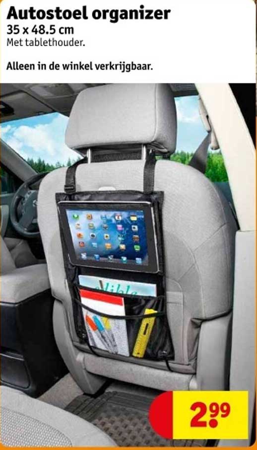 Autostoel organizer