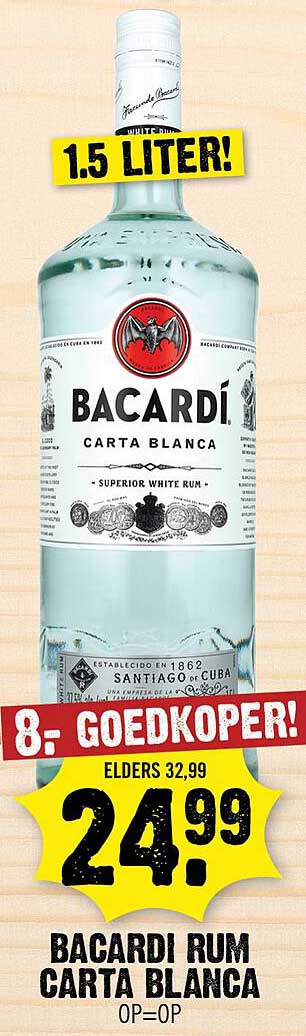 BACARDÍ RUM CARTA BLANCA
