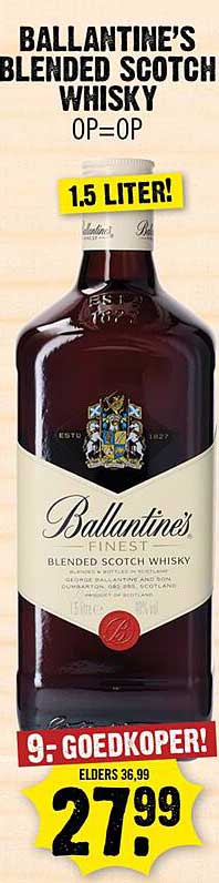 Ballantine's Blended Scotch Whisky 1.5 Liter