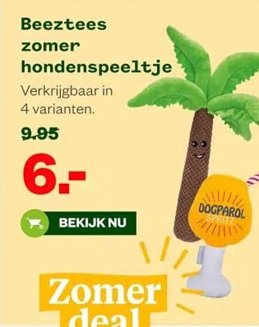 Beeztees zomer hondenspeeltje