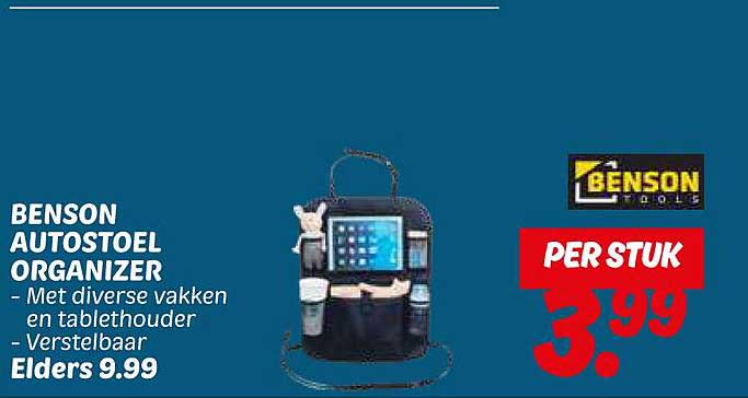 Benson Autostoel Organizer