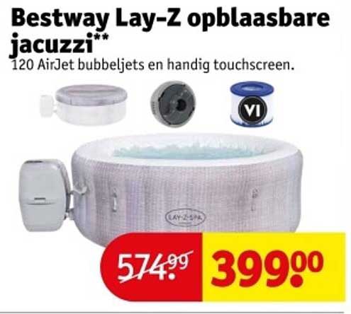 Bestway Lay-Z opblaasbare jacuzzi**