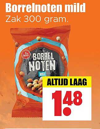 Borrelnoten mild