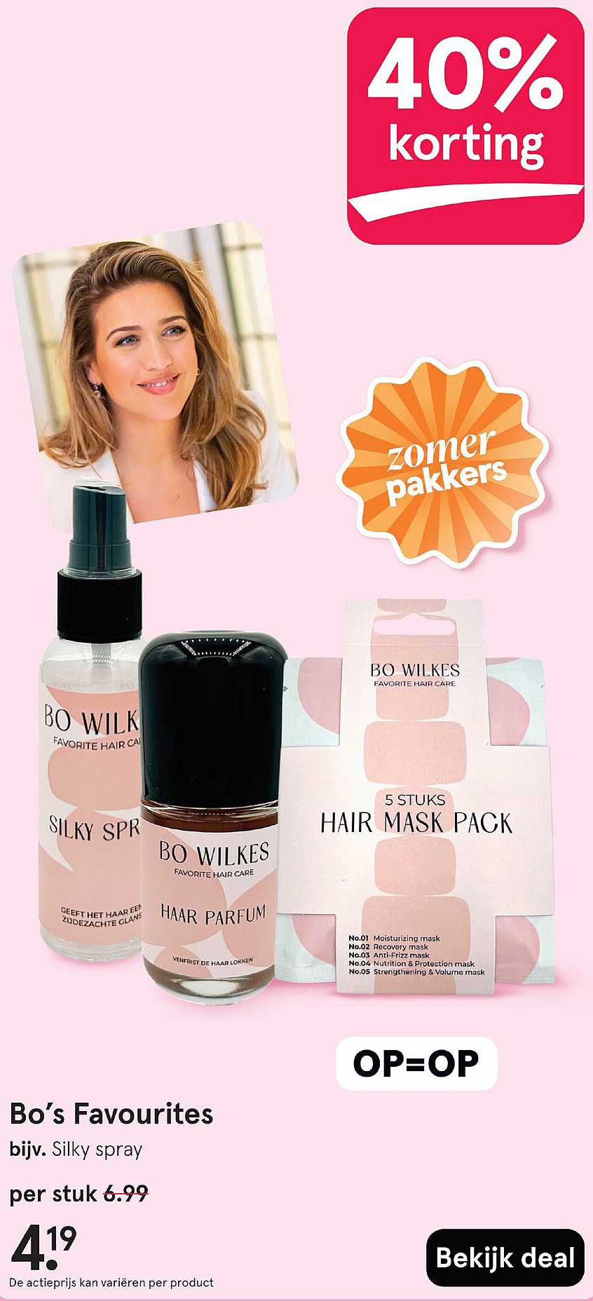 Bo's Favourites bijv. Silky spray