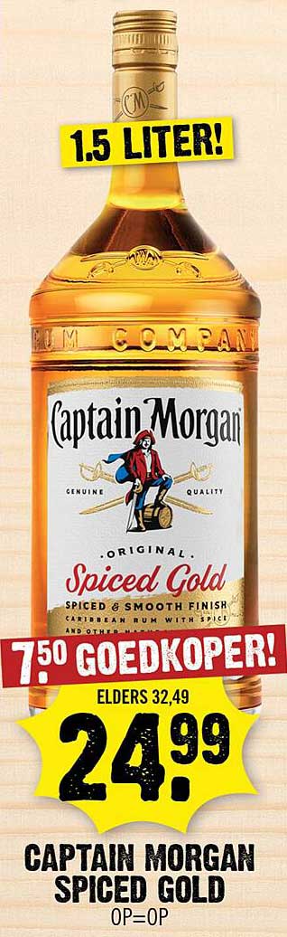 Captain Morgan Spiced Gold 1.5 Liter