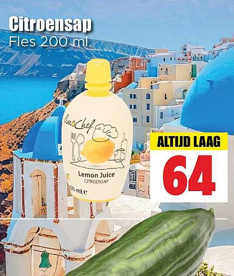 Citroensap Fles 200 ml