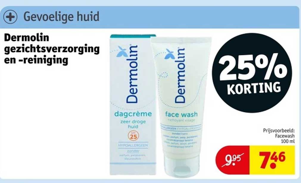 Dermolin gezichtszorg en -reiniging