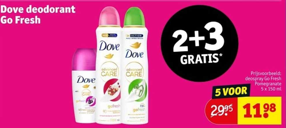 Dove deodorant Go Fresh