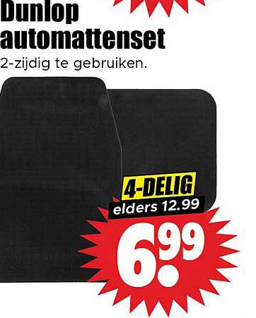 Dunlop automattenset 4-DIG