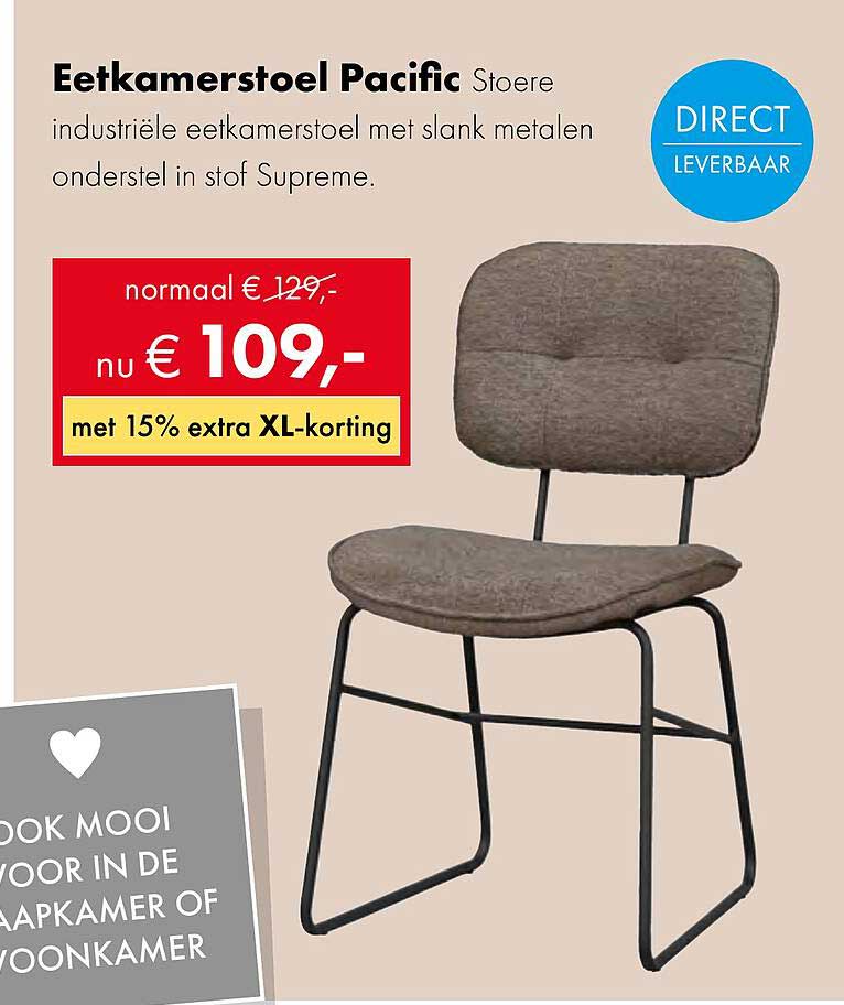 Eetkamerstoel Pacific
