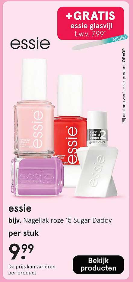 essie nagellak per stuk
