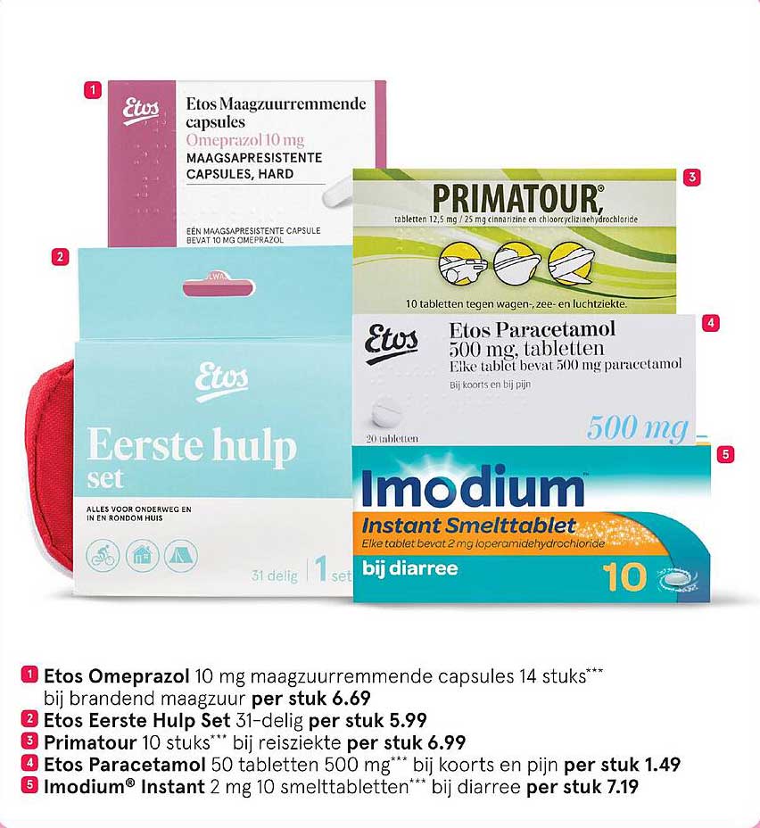 Etos Eerste Hulp Set 31-delig per stuk 5.99