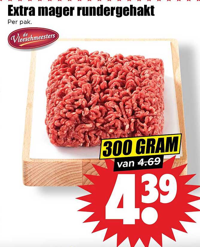 Extra mager rundergehakt