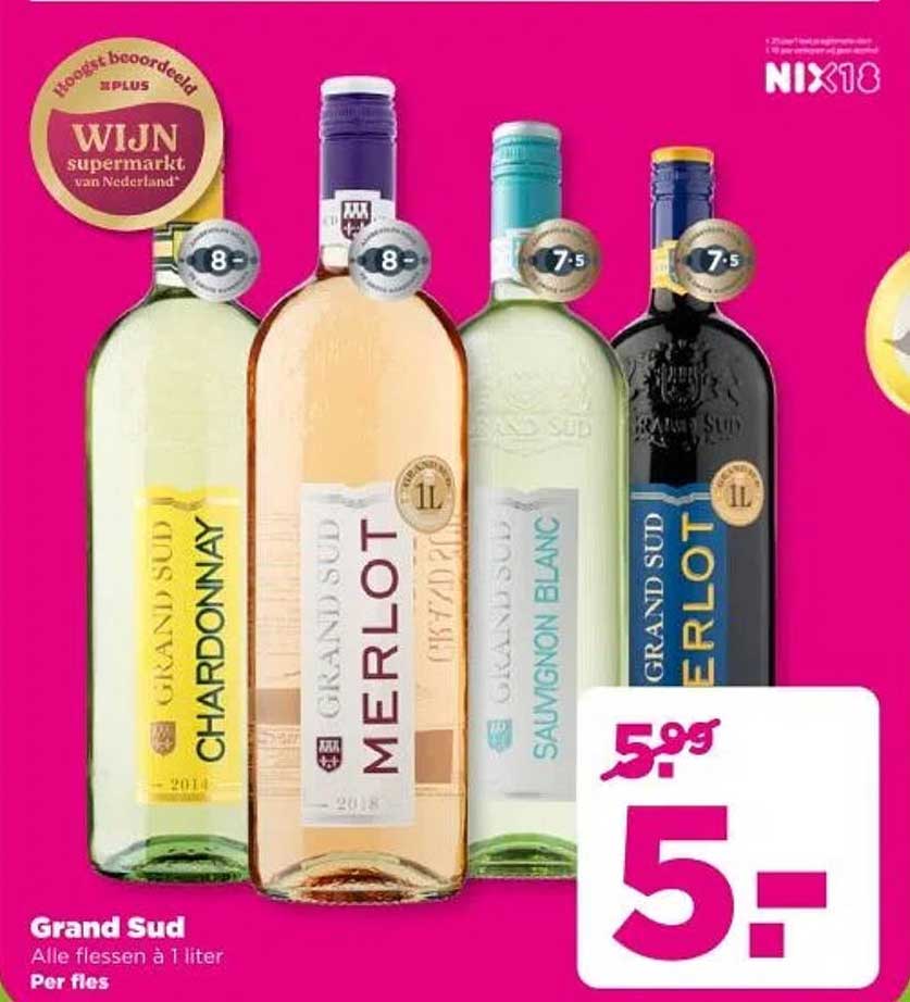 Grand Sud alle flessen à 1 liter