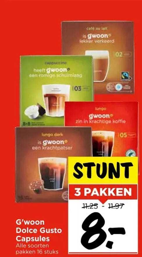 G'woon Dolce Gusto Capsules