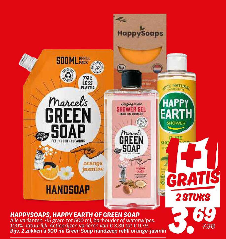 HAPPYSOAPS, HAPPY EARTH OF GREEN SOAP