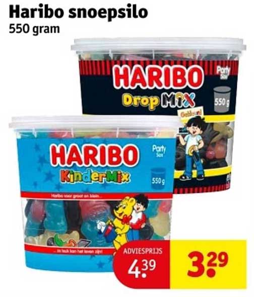 Haribo snoepsilo 550 gram