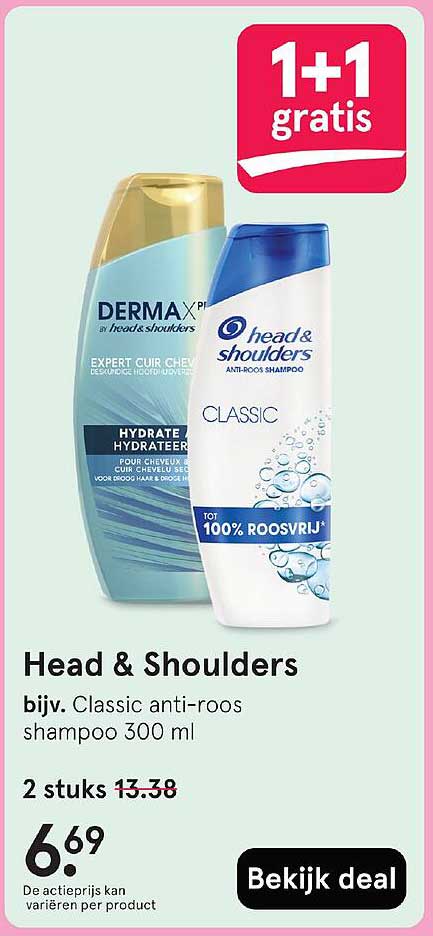 Head & Shoulders bijv. Classic anti-roos shampoo 300 ml