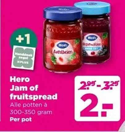 Hero Jam of fruitspread