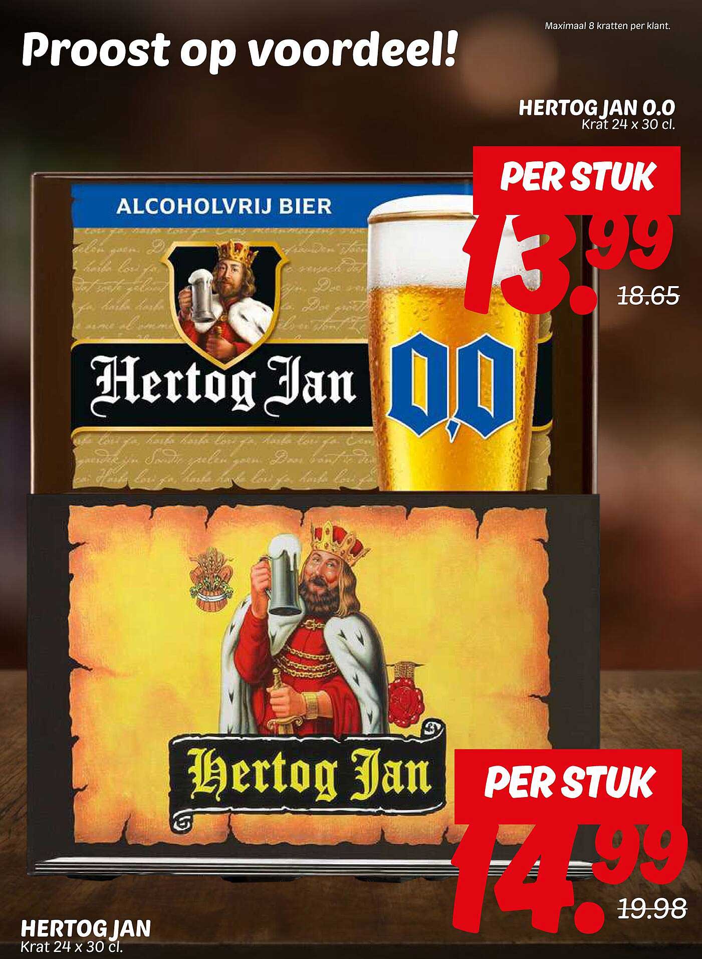 HERTOG JAN 0.0 Krat 24 x 30 cl.