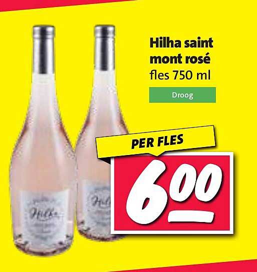 Hilha saint mont rosé fles 750 ml