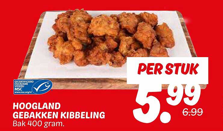 HOOGLAND GEBAKKEN KIBBELING Bak 400 gram.