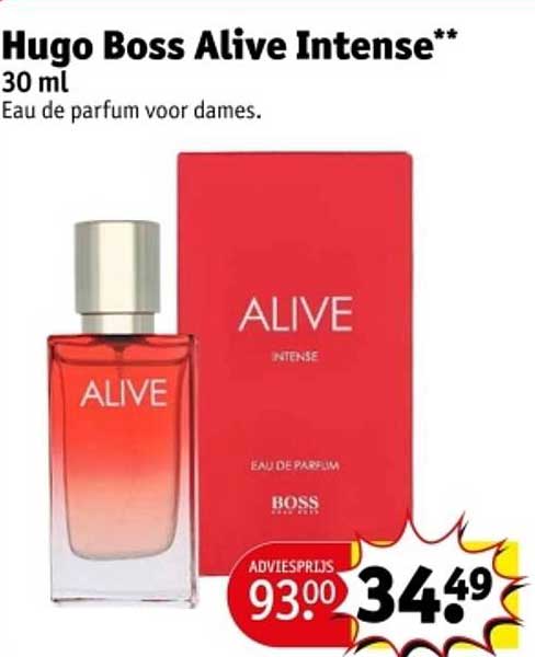 Hugo Boss Alive Intense** 30 ml Eau de parfum voor dames.