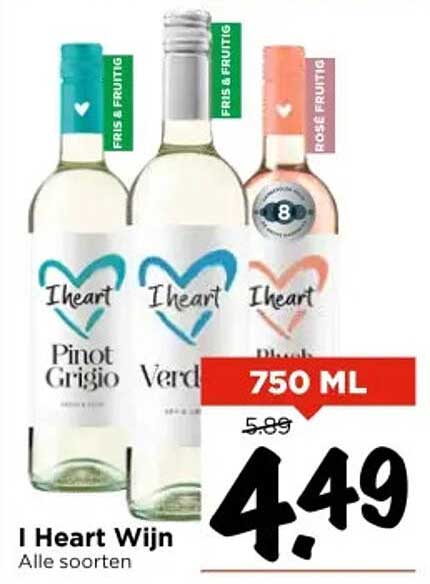 I Heart Wijn Alle soorten