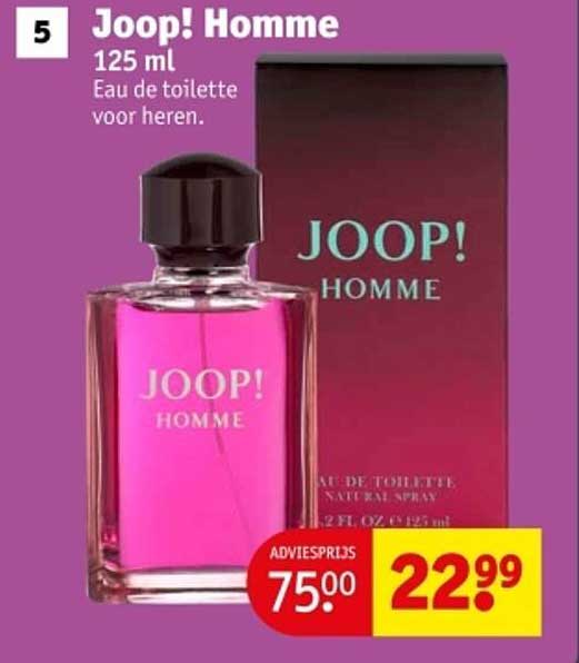 Joop! Homme 125 ml Eau de toilette voor heren.