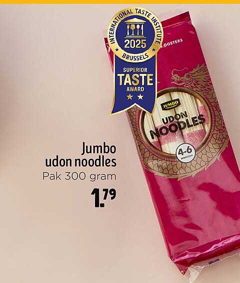 Jumbo udon noodles