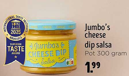 Jumbo's cheese dip salsa
