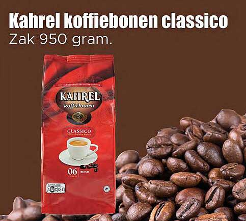 Kahrel koffiebonen classico Zak 950 gram.