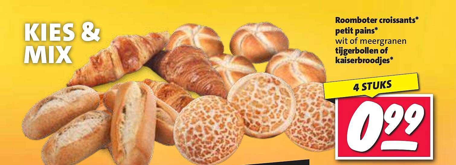 KIES & MIX: 4 STUKS voor €0,99