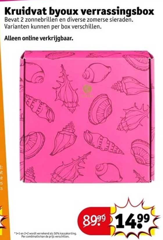 Kruidvat byoux verrassingsbox