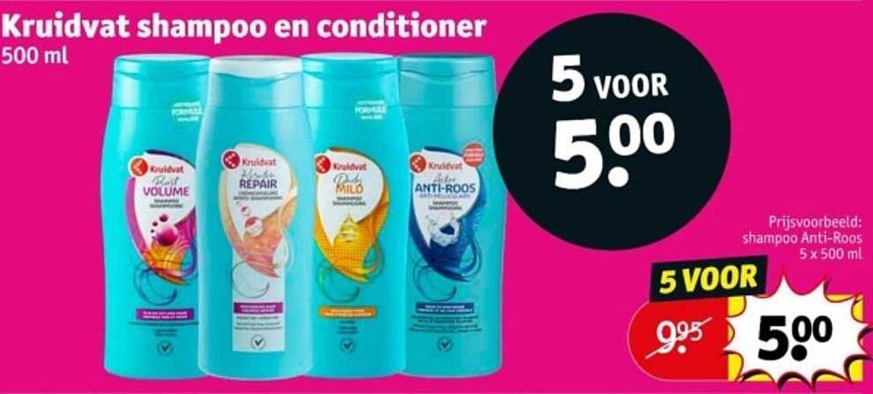 Kruidvat shampoo en conditioner 500 ml