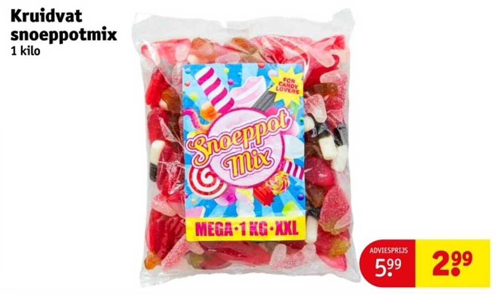 Kruidvat snoeppotmix 1 kilo