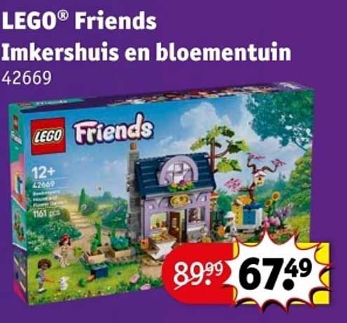 LEGO® Friends Imkershuis en bloementuin