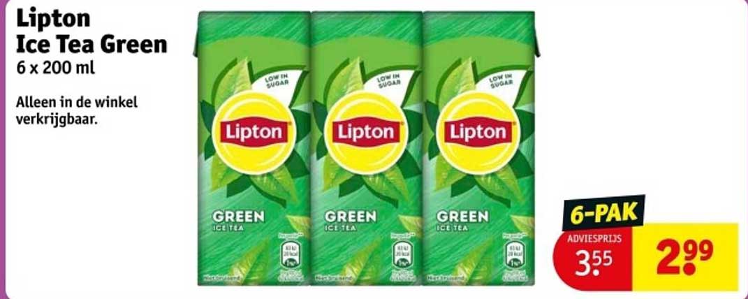 Lipton Ice Tea Green 6 x 200 ml