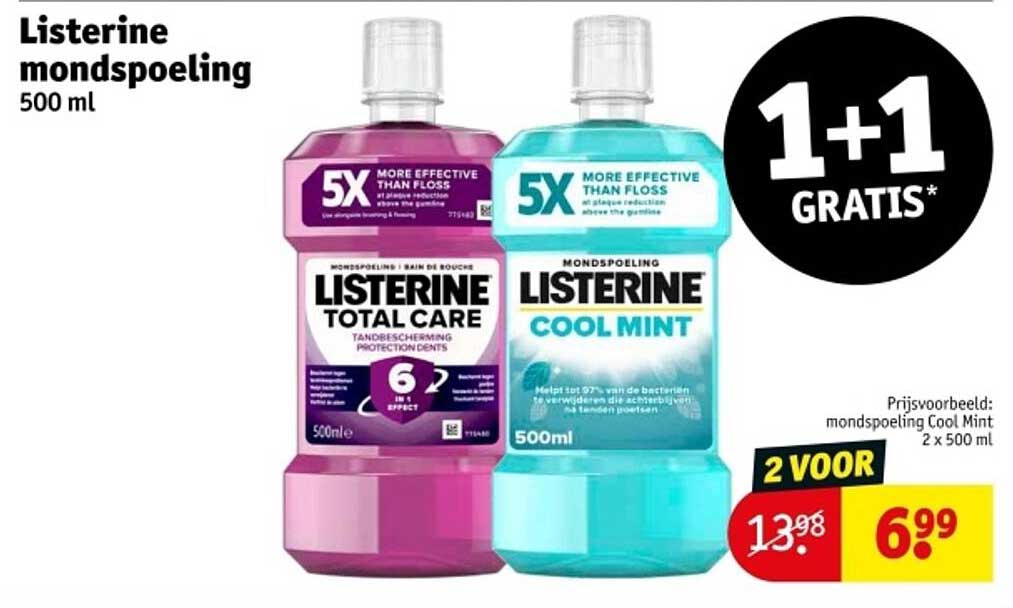 Listerine mondspoeling 500 ml