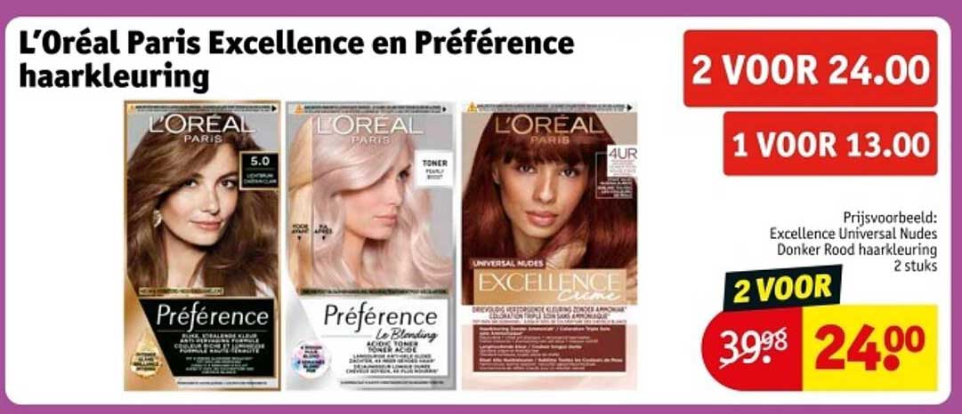 L’Oréal Paris Excellence en Préhension haarkleuring