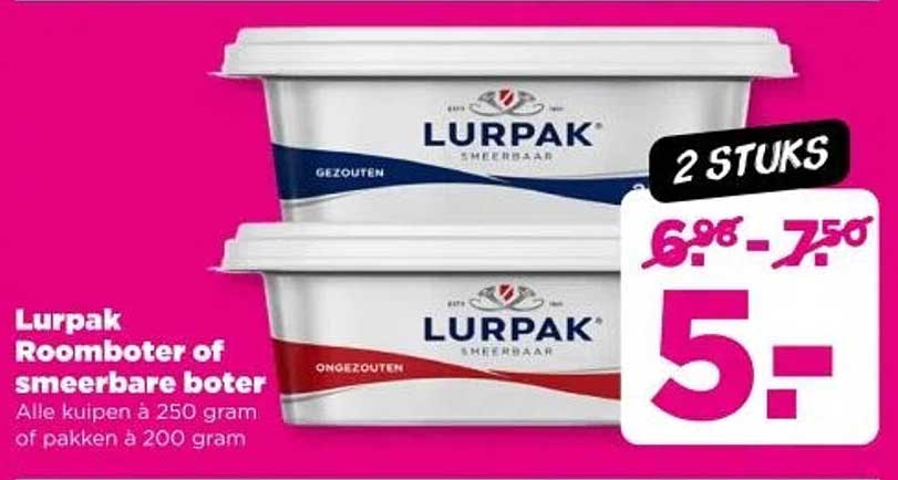 Lurpak Roomboter of smeerbare boter