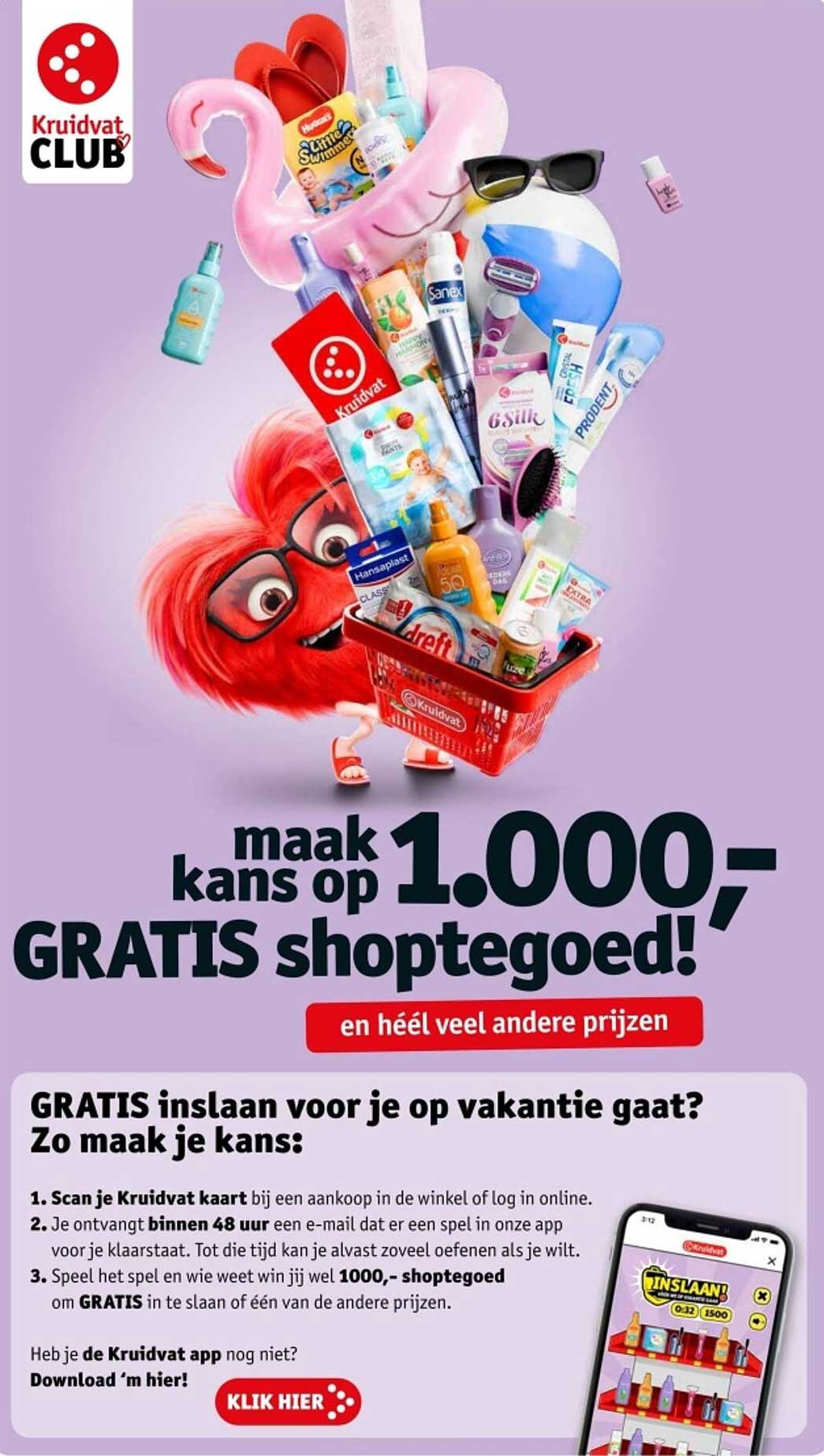 maak kans op 1.000,- GRATIS shoptegoed!
