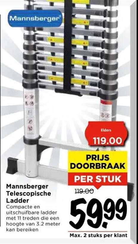 Mannsberger Telescopische Ladder