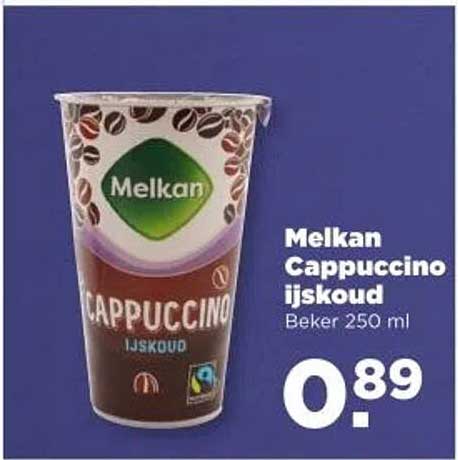 Melkan Cappuccino ijskoud Beker 250 ml